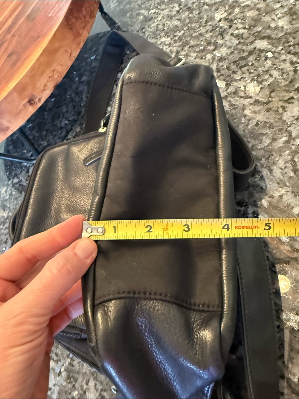 Vintage Mini Fossil Backpack Black Y2K Leather - Picture 12 of 12